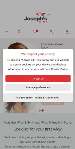 Mobile page screenshot