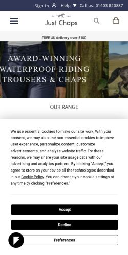 Mobile page screenshot