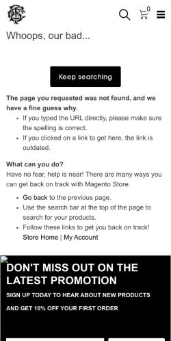 Mobile page screenshot