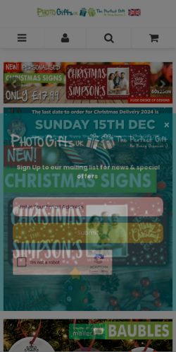 Mobile page screenshot