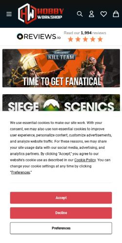Mobile page screenshot