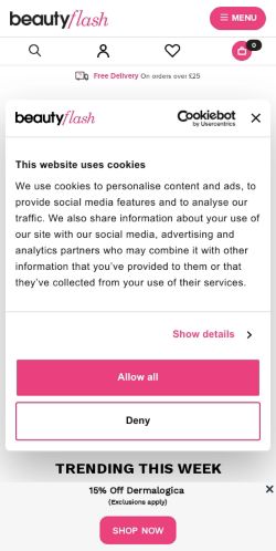 Mobile page screenshot
