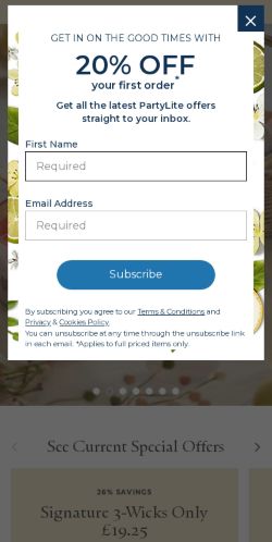 Mobile page screenshot