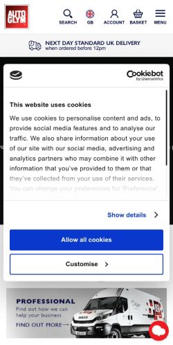 Mobile page screenshot