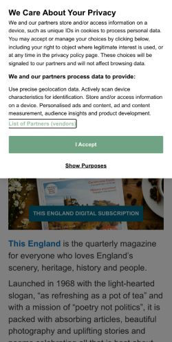 Mobile page screenshot