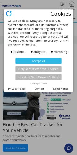 Mobile page screenshot