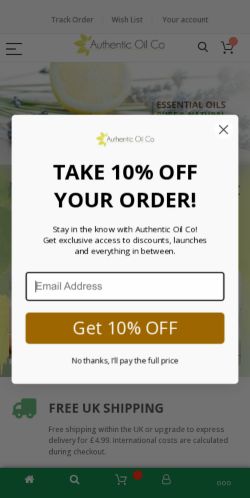 Mobile page screenshot