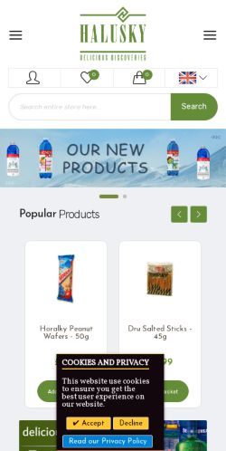 Mobile page screenshot