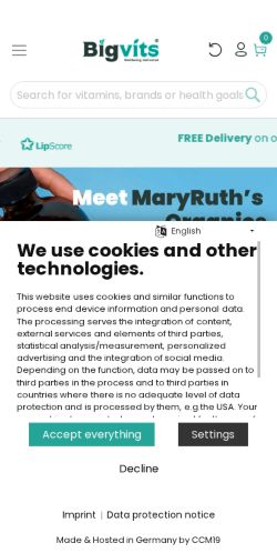 Mobile page screenshot