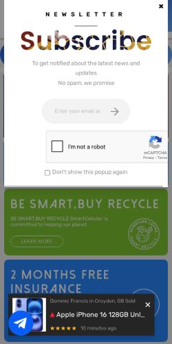 Mobile page screenshot
