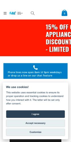 Mobile page screenshot