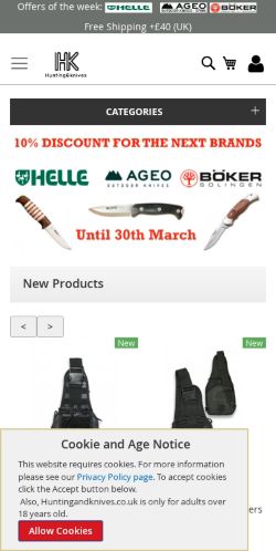 Mobile page screenshot