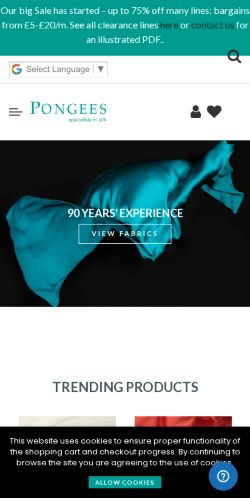 Mobile page screenshot