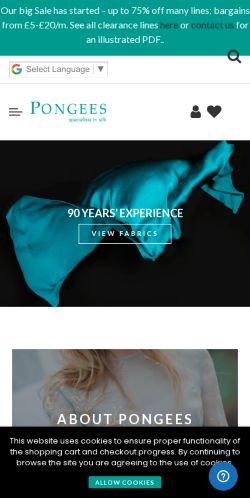 Mobile page screenshot