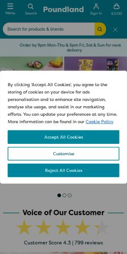 Mobile page screenshot