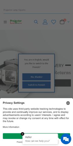 Mobile page screenshot