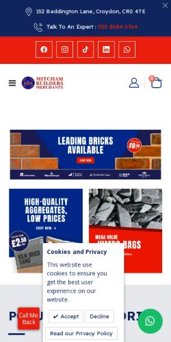 Mobile page screenshot