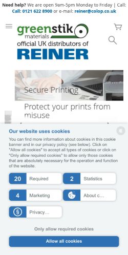 Mobile page screenshot