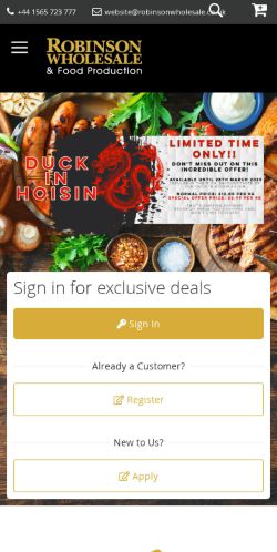 Mobile page screenshot