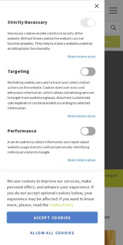 Mobile page screenshot