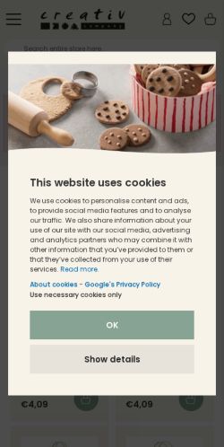 Mobile page screenshot