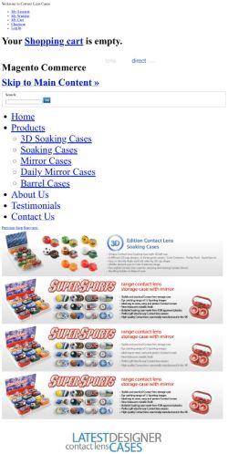 Mobile page screenshot