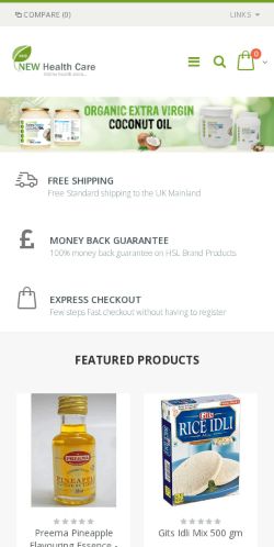 Mobile page screenshot