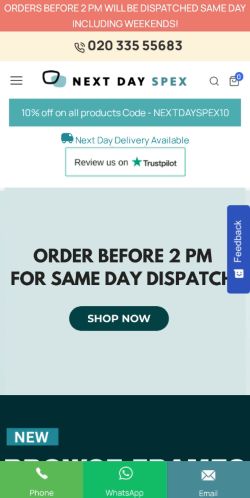 Mobile page screenshot