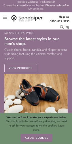 Mobile page screenshot