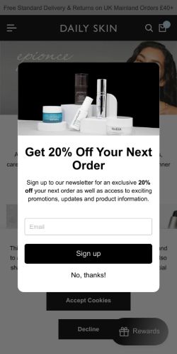 Mobile page screenshot