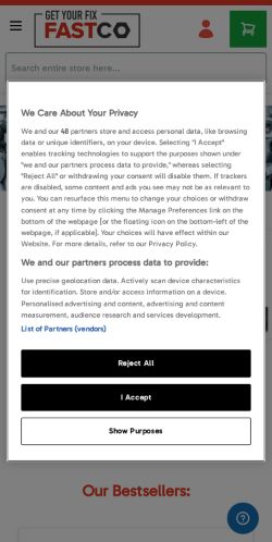 Mobile page screenshot