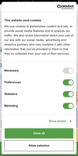 Mobile page screenshot