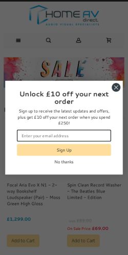 Mobile page screenshot