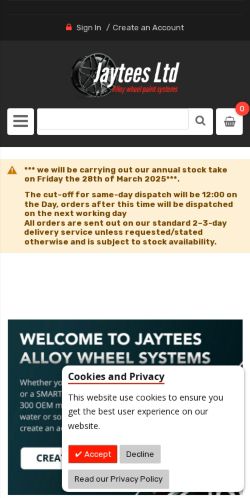 Mobile page screenshot