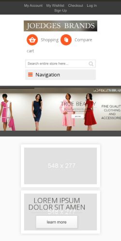 Mobile page screenshot