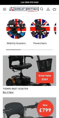 Mobile page screenshot