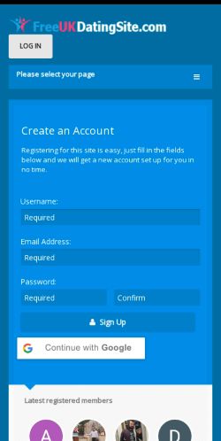 Mobile page screenshot