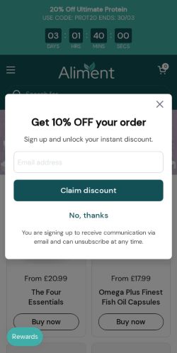 Mobile page screenshot