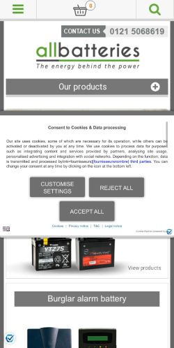 Mobile page screenshot
