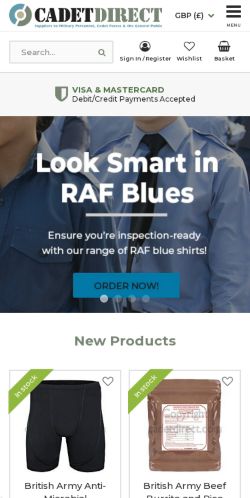 Mobile page screenshot