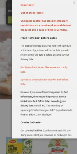 Mobile page screenshot