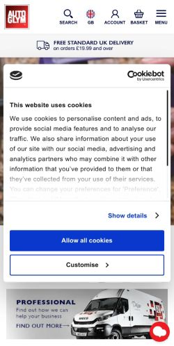 Mobile page screenshot