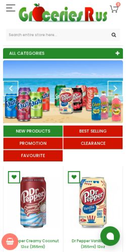 Mobile page screenshot