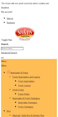 Mobile page screenshot