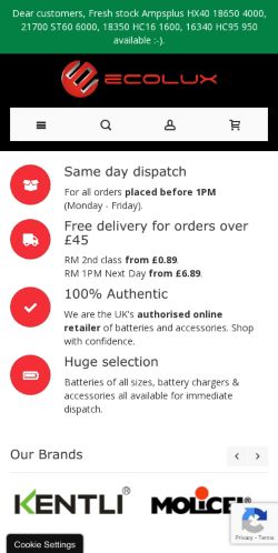 Mobile page screenshot