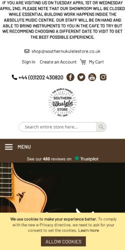 Mobile page screenshot