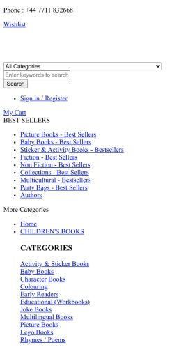 Mobile page screenshot