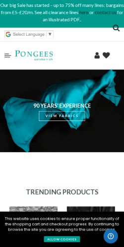 Mobile page screenshot