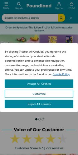 Mobile page screenshot