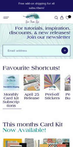 Mobile page screenshot
